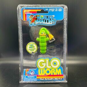 Worlds Smallest Glo Worm Toy Figure Classic Mini Collectible Toys Vintage Retro